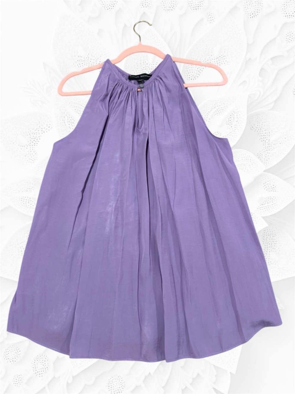 Catherine Malandrino Lavender Halter Camisole